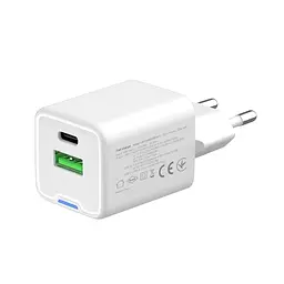 Мережевий зарядний пристрій White 30 Вт GaN ColorWay teh0028613 - мініатюра 4