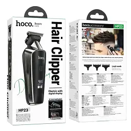 Машинка для стрижки HOCO HP23 Black 6942007623773 - мініатюра 6
