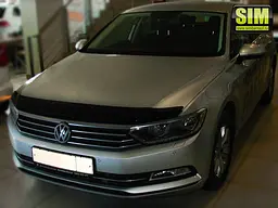 Дефлектор капоту мухобійка Volkswagen PASSAT В8 2015- - мініатюра 2