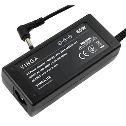 Блок живлення до ноутбуку Vinga ASUS 65W 19V 3,42A 5.5*2.5 (VPA-1934-AS5525-101) - мініатюра 3