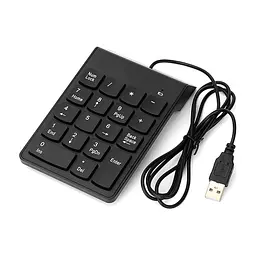 Клавіатура Gembird KPD-U-03 USB Black (KPD-U-03) - мініатюра 3