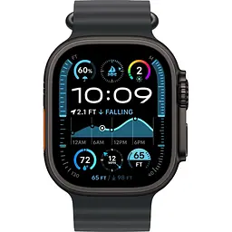 Смарт-годинник Apple Watch Ultra 2 49mm Black Titanium Case with Black Ocean Band (MX4P3) [114880] - мініатюра 2