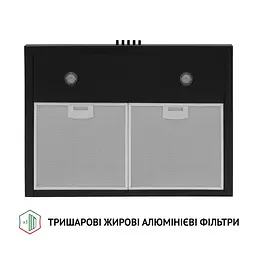 Витяжка купольна PERFELLI K 6402 BL 850 LED - мініатюра 5