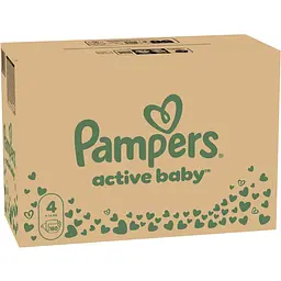 Уцінка. Набір підгузків Pampers Active Baby 4 (9-14 кг) 180 шт. - мініатюра 2