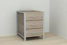 Тумба універсальна Ferrum-decor Вів'єн 3 50x41x40 сірий ДСП Дуб Сонома Трюфель 16мм (FRD-104199) - мініатюра 3