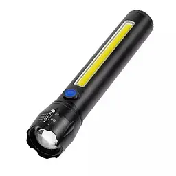 Акумуляторний ліхтар 2в1 BL-C63 P50, з USB, 3 режими