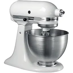 Кухонна машина KitchenAid Classic 5K45SSEWH з відкидним блоком 4.3 л біла (5K45SSEWH) - мініатюра 3