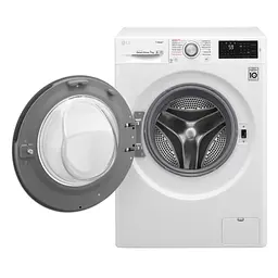 Пральна машина LG з фронтальним завантаженням F2J6HS1W, 7кг, 1200, A+++-10%, Пар, глибина 45см, Дисплей, Інвертор, Білий (F2J6HS1W) - мініатюра 3