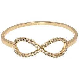 Браслет XUPING Позолота 18K "Нескінченність" ø 6см (089462)