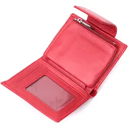 Жіночий гаманець вертикального формату із натуральної шкіри ST Leather 22704 червоний - мініатюра 6