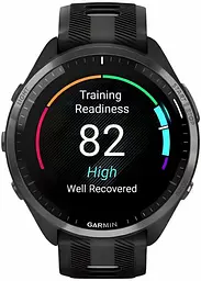 Смарт-годинник Garmin Forerunner 965 Carbon Gray Titanium Bezel w. Blk Case and Blk/Powder Gray S. Band (010-02809-00) - мініатюра 2