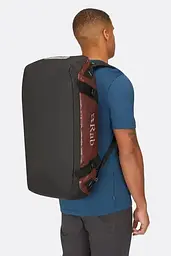 Сумка дорожня Rab Expedition Kitbag II 50 Чорний-Синій - мініатюра 2