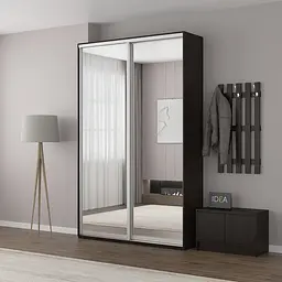 Шафа-купе Idea серія 5 150 x 60 x 210 см Венге темний Дзеркало