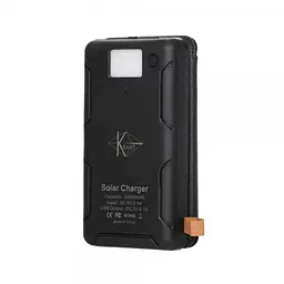 Універсальна мобільна батарея No Brand Power Bank Viakihg 10000mAh Solar Чорний (2844637408) - мініатюра 3