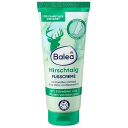 Крем Balea Fußcreme Hirschtalg для ніг з оленячим жиром від мозолів 100 мл