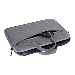 Сумка для ноутбука Defender 15.6" Solid PU gray (26088) - мініатюра 4