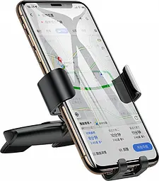 Автотримач Baseus Metal Age Gravity Car Mount Black - мініатюра 5