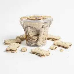 Ласощі для собак Печиво Ginger Cookies GinBone сендвіч з птицею 130 г  - мініатюра 3