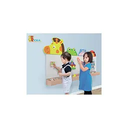 Ігровий набір Viga Toys Магнітний танграм для дощок, 35 елементів (50643FSC) - мініатюра 4