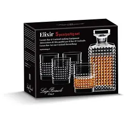 Набір для віскі Luigi Bormioli Mixology Elixir Графин та склянки 5 предметів - мініатюра 4