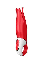 Оригінальний вібромасажер Satisfyer Vibes Power Flower, 19х4.6 см (червоний)
