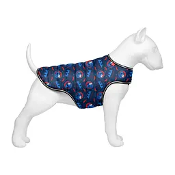 Курточка-накидка для собак Waudog Clothes, Бетмен блакитно-червоний, S - мініатюра 2