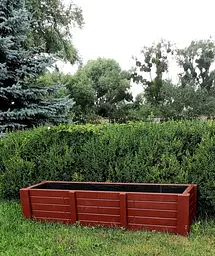 Дерев’яний вазон для тераси «Барон», кашпо для кафе та ресторану - мініатюра 6