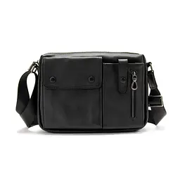 Шкіряна сумка через плече горизонтальна Tiding Bag 1628A - мініатюра 1