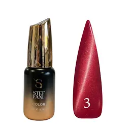 Гель-лак для нігтів Steffani Cat Eye MYSTIC, 9 мл , 03 Червоний