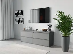 ТБ тумба Moreli ST-223 Ш1400/В530/Г400 Антрацит (zg-st223-antracit) - мініатюра 2