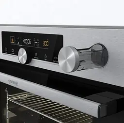Духова шафа Gorenje електрична 77 л, A+, пара, дисплей, готування на різних рівнях, нержавіюча сталь - мініатюра 7
