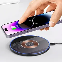 БЗП WIWU Wi-W013 15W wireless charger Black - мініатюра 2