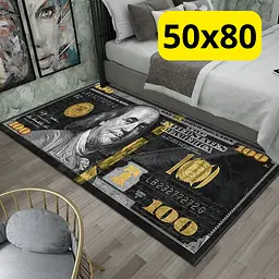 Стильний та зносостійкий килим для дому "100 доларів" 50х80 KT7001752