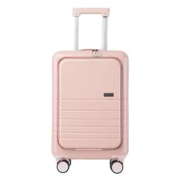 Валіза Semi Line 20 дюймів (S) T5965-2, ABS, з USB-зарядкою та відділенням для ноутбука, ручна поклажа, бежевий - мініатюра 2