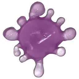 Іграшка-антистрес дитяча Bambi Splash ball Клякса Фіолетовий (GS-236-A-292)