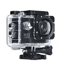 Екшн камера HD Action A7 з набором кріплень та боксом для підводної зйомки 1080p