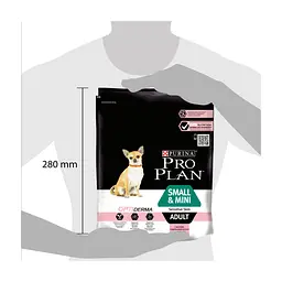 Сухий корм для собак Purina Pro Plan Small&Mini Sensitive Skin з лососем 700 г (7613035120808) - мініатюра 3