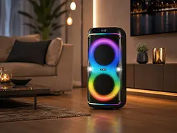 Портативна акустика ZXX-8085 / Портативна колонка 80 Вт / Колонка переносна вертикальна з Bluetooth - мініатюра 4
