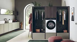 Пральна машина Haier фронтальна, 9кг, 1400, A, 55см, дисплей, пара, інвертор, білий (HW90-BP14939-S) - мініатюра 3