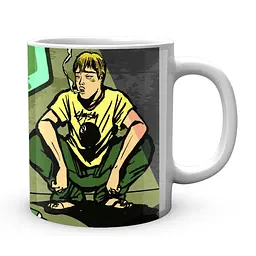 Кружка GeekLand Great Teacher Onizuka Крутий учитель Онідзука Сидить навпочіпки TO 02.458 - мініатюра 3