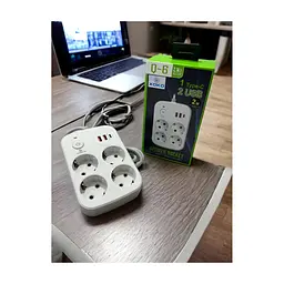 Мережевий фільтр живлення XoKo XK-SP-4-2-1-WH - мініатюра 4