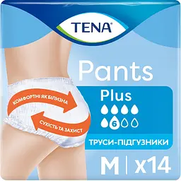 Труси-підгузки для дорослих Tena Pants Plus Мedium 14 шт.