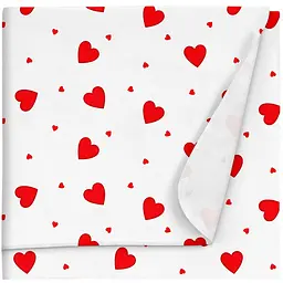 Пелюшки фланелеві Cosas Ruby Hearts 100х120 см (FlannelDiapers_RubyHearts_100x120)