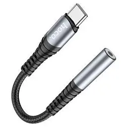 Перехідник Hoco LS33 Type-C Digital 3.5 Audio converter чорний - мініатюра 2