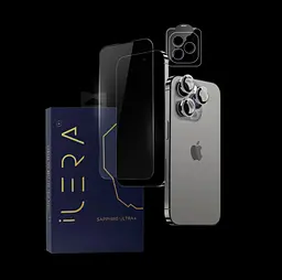 Захисне скло iLera Sapphire Ultra + для Apple iPhone 15 Pro Max (iLSPDL+15PrMx) [94774] - мініатюра 2
