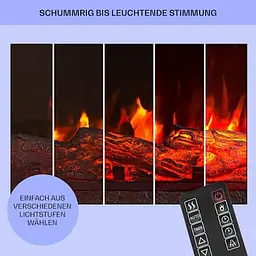 Камін електричний KLARSTEIN Studio Light & Fire 1 (10032725) - мініатюра 4