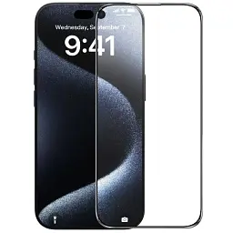 Скло захисне BeCover Apple iPhone 16 Plus Black (712123)