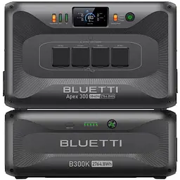 Зарядна станція Bluetti Apex 300 3840W 2764,8Wh + Bluetti B300K*2 шт - мініатюра 3