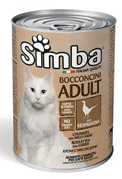 Консерва для котів Simba з дичиною 415 гр