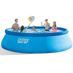 Басейн сімейний Intex "Easy Set" 28158 сімейний, 457Х84 см, з картриджних фільтром (220-240V) - мініатюра 3